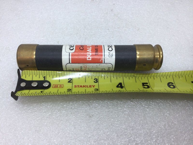 Cefco CRS-R-50 50 Amp 600V or Less Current Limiting Time Delay Class RK-5 Fuse