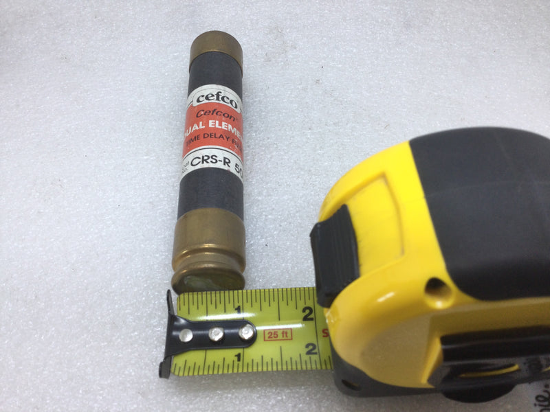 Cefco CRS-R-50 50 Amp 600V or Less Current Limiting Time Delay Class RK-5 Fuse