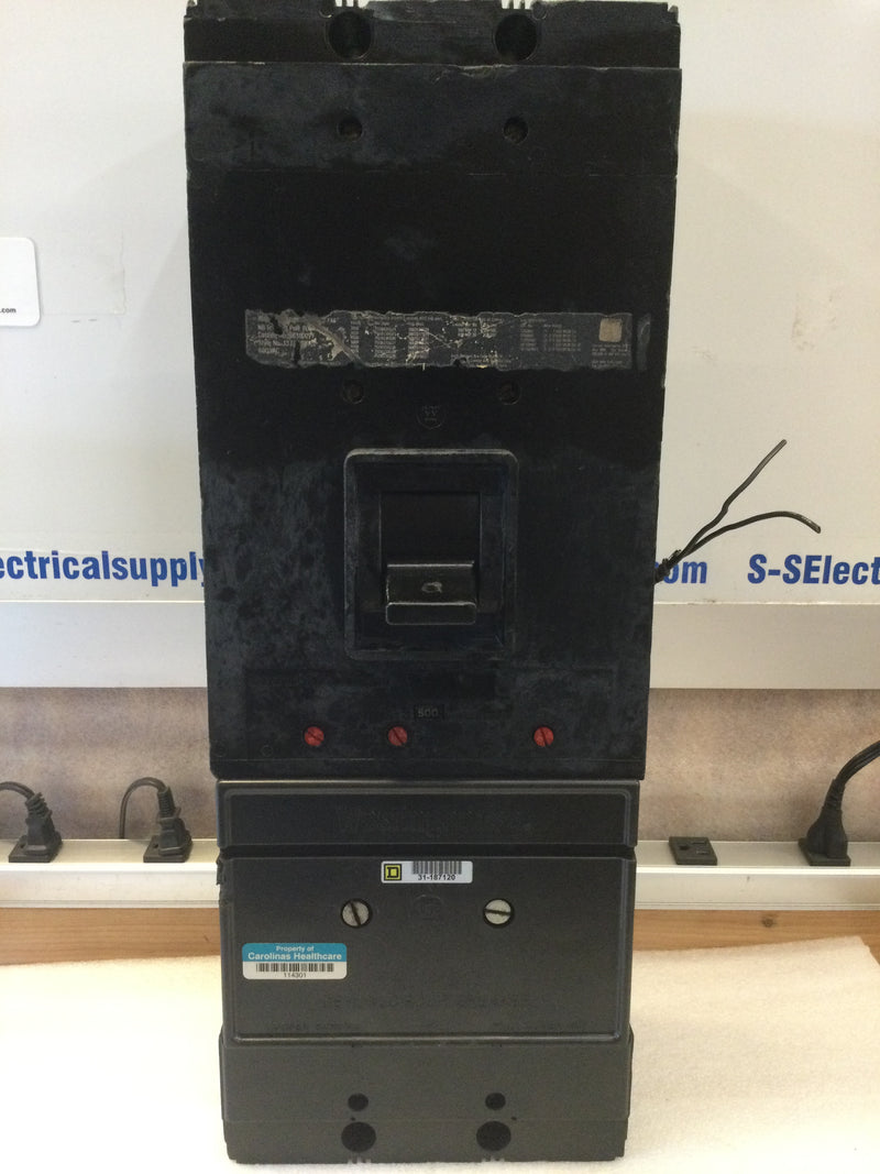 Westinghouse NB3800PF 3 Pole 800A 600Vac Trip Set 500A Style 137 Type NB Circuit Breaker