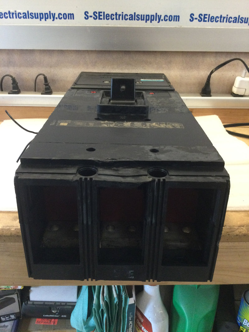 Westinghouse NB3800PF 3 Pole 800A 600Vac Trip Set 500A Style 137 Type NB Circuit Breaker