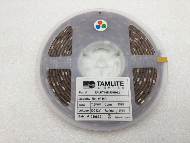 Tamlite Lighting TALRT16R-RGBG2 16Ft 7.2W/M DC12V LED Ribbon Tape