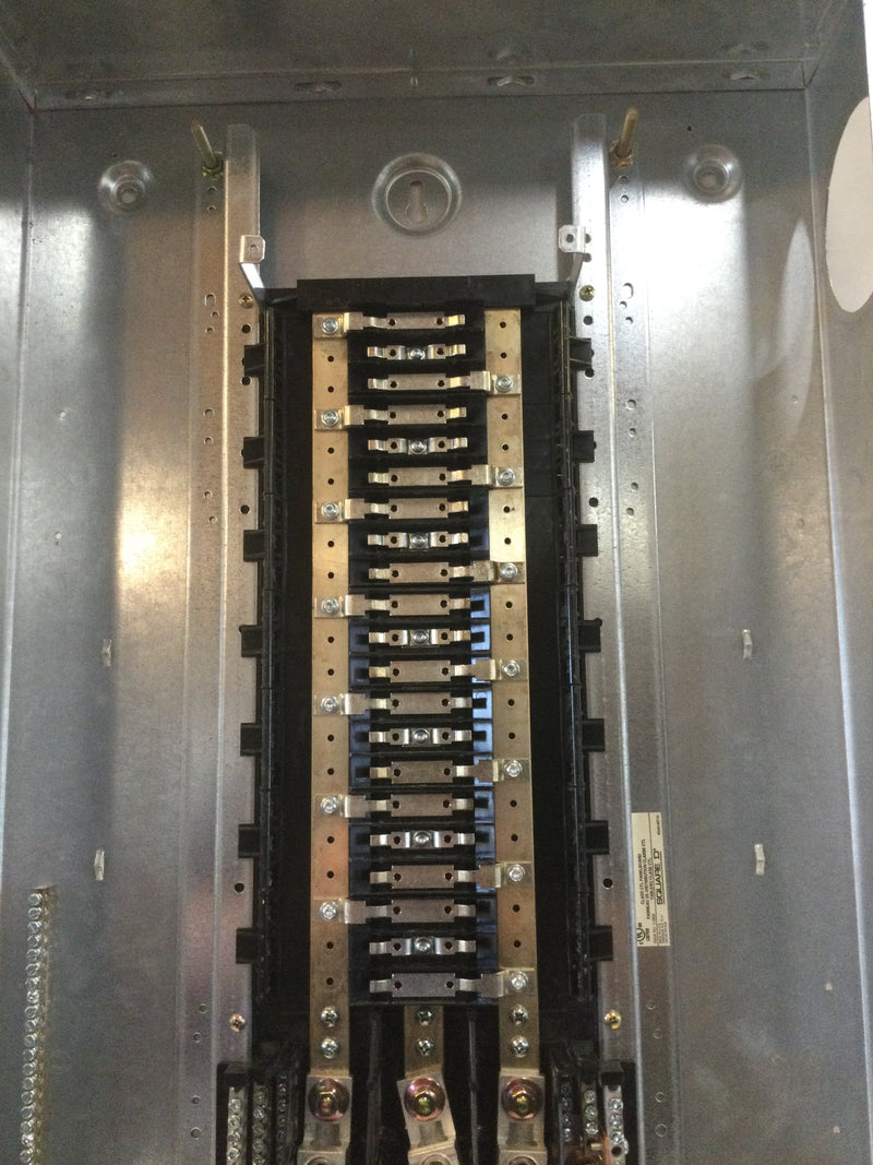Mlo Panel Connection Example Square D 225A 208Y/120VAC 3Ph 4 Wire Series E2 MLO Type QOB Panel Boar