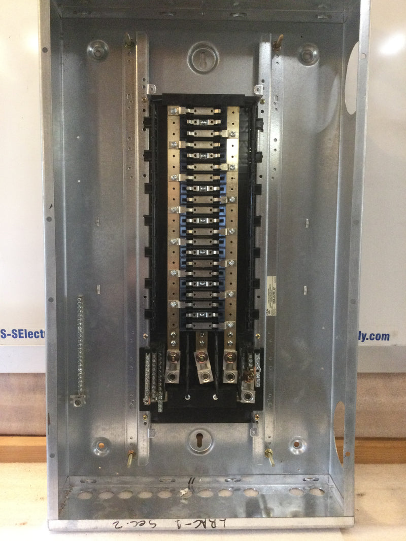 Mlo Panel Connection Example Square D 225A 208Y/120VAC 3Ph 4 Wire Series E2 MLO Type QOB Panel Boar