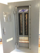 Square D 225A 208Y/120VAC 3Ph 4 Wire Series E2 MLO Type QOB Panel Board