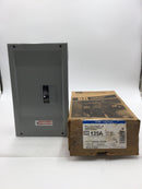 Eaton BR24L125SP Main Lug Load Center 125 Amp 120/240V 1Ph 3W 2 Space 4 Circuit