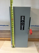 General Electric TH3362 3 Pole 60A 600VAC Nema1 Heavy-Duty Fusible Safety Switch