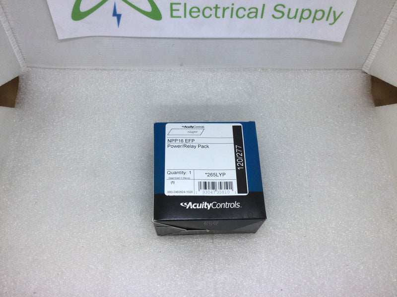 Acuity Controls NPP16 EFP Input 120/277VAC 50/60Hz Networkable Control Remote Mount Power/Relay Pack