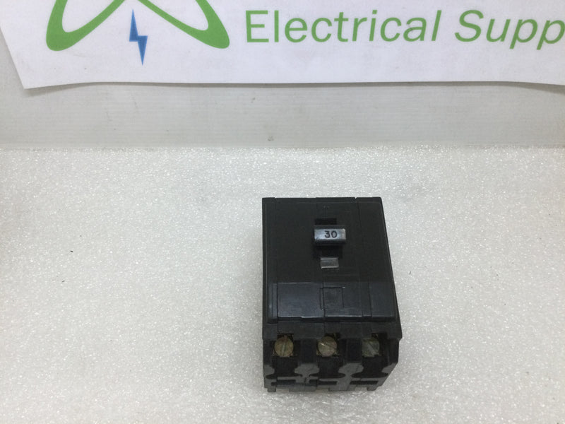 Square D QOB330 3 Pole 30 Amp 240v-Ac Molded Case Circuit Breaker