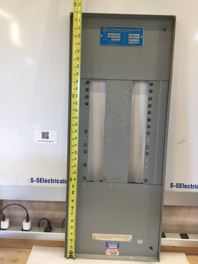 ITE 400 Amp 120/208v 3 Phase 4 Wire Type NLAB Dead Front