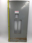 Dead Front Cover 12/24 Spaces with Main Ko 200/225 Amp 28" X 13.75"