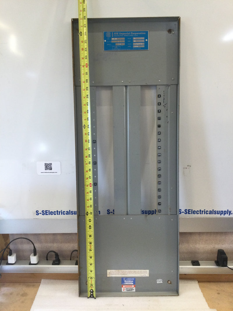 ITE 400 Amp 120/208v 3 Phase 4 Wire Type NLAB Dead Front