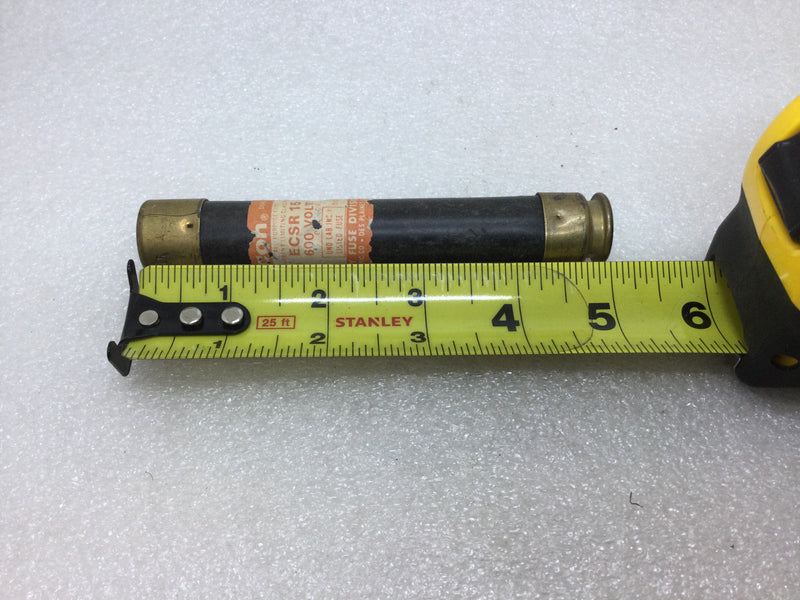 Econ ECSR-15 15 Amp 600V Current Limiting Class RK5 Fuse