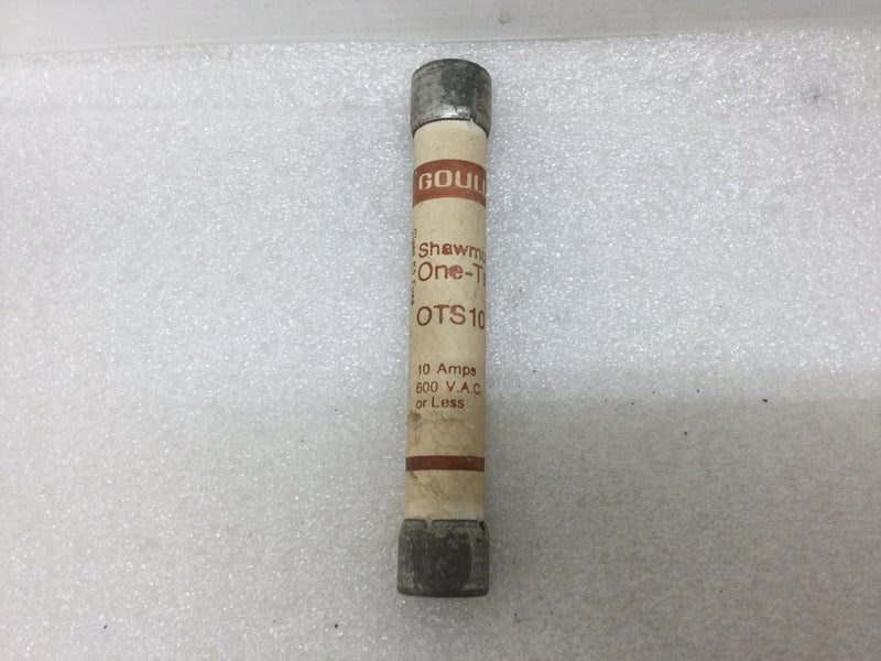 Gould/Shawmut Tri-Onic OTS10 600V or Less 10 Amp One Time Fuse Class K5
