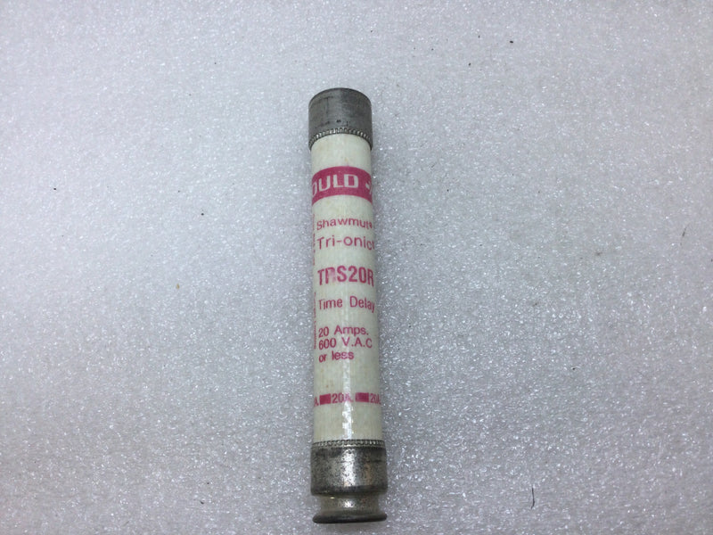 Gould/Shawmut Tri-Onic TRS20R 600V or Less 20 Amp Time Delay Fuse Class RK5