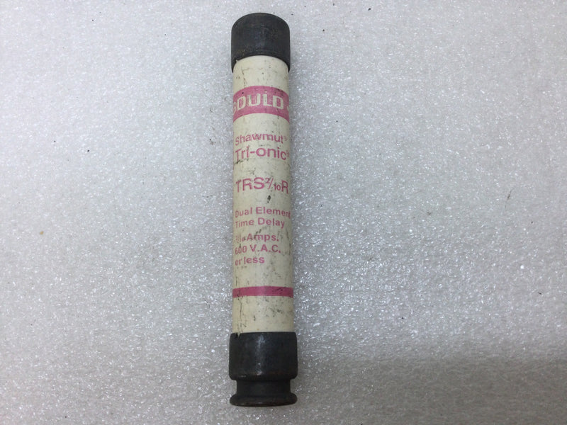 Gould /Shawmut Tri-Onic TRS2/10R 600V or less 2/10 Amp Dual Element Time Delay Fuse Class RK5