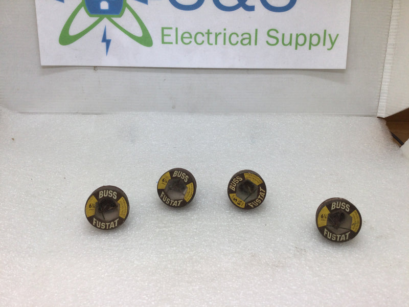 Buss/Fustat 6 1/4A Fuses 125V Type "S"/ Type "T" See Pics