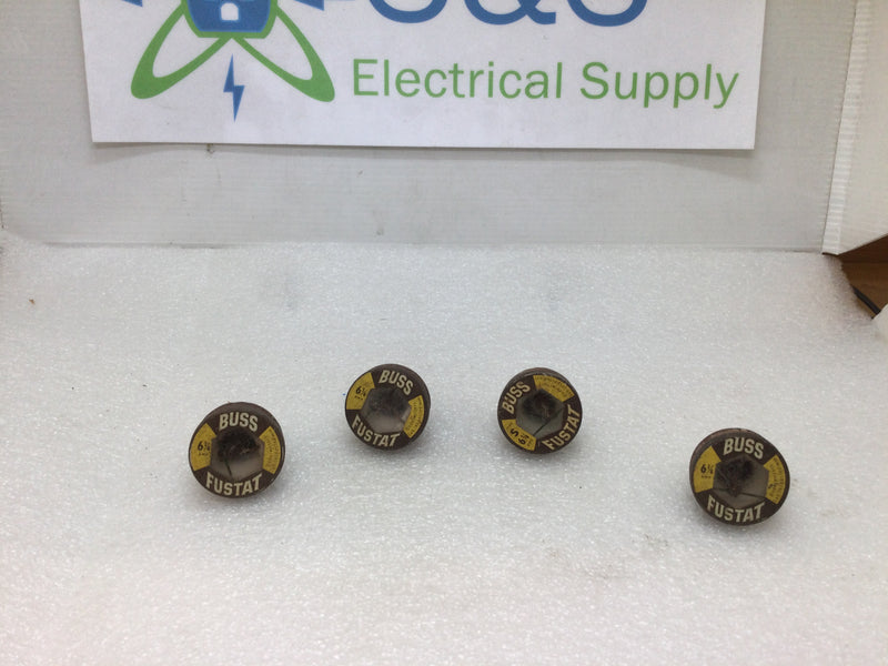 Buss/Fustat 6 1/4A Fuses 125V Type "S"/ Type "T" See Pics