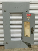 FPE Federal Pacific Cabinet Front 3401A0762 42 Space Panel Board Cover/Door 30" x 16"