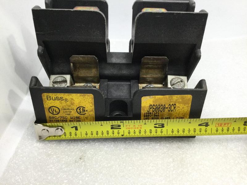 Buss JP60030-3CR 30 Amp 600V Class J Fuse Holder