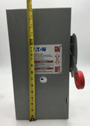 Eaton/Cutler-Hammer DH361UGK 30 Amp 3 Pole 600V Non-Fused HD Safety Switch