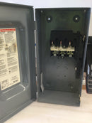 Square D HU362 60 Amp 3 Pole 600V Nema 1 Enclosure Non-Fusible Safety Switch