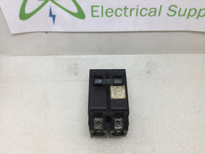 Crouse Hinds MP2100 100 Amp 2 Pole Type MP-A Circuit Breaker
