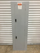 General Electric AQF3424CBX 3Ph 4 Wire 400A 42 Circuit Main Breaker Panel Board Enclosure