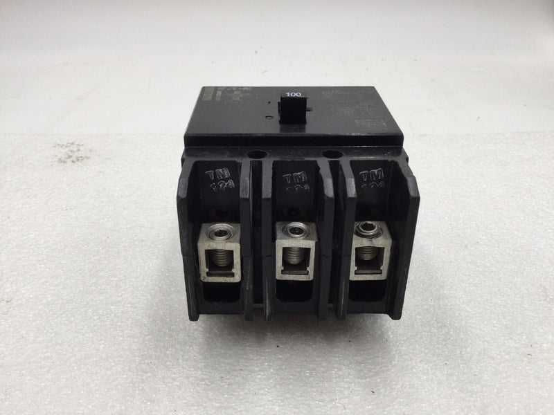 Eaton/Cutler Hammer GHB3100 100 Amp 3 Pole 480V Bolt On Circuit Breaker