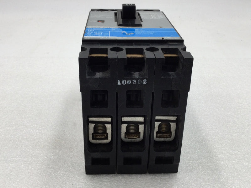 Siemens ED43B050 480v 3 Pole 50 Amp Type ED4 Circuit Breaker