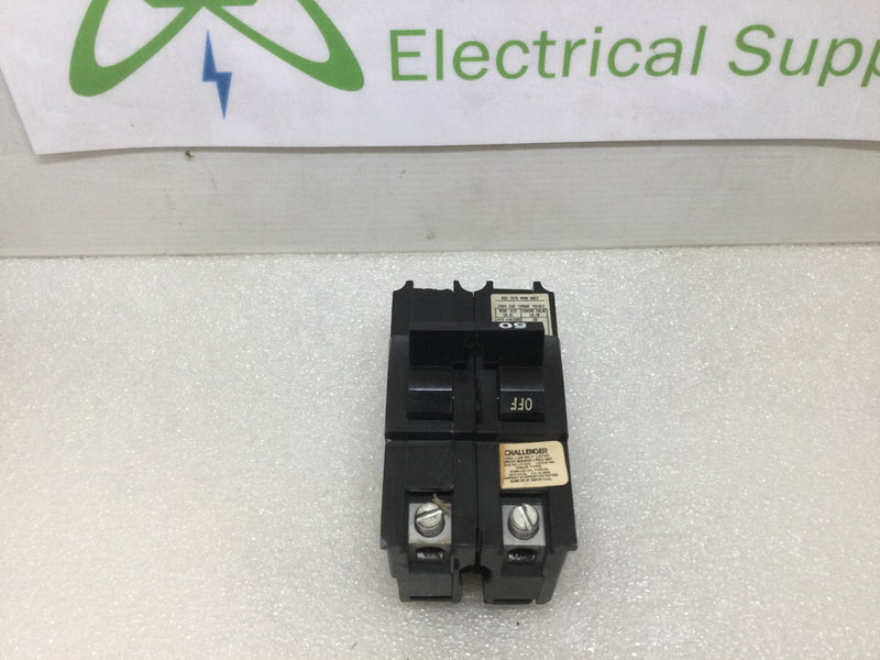 FPE Federal Pacific, Challenger, Federal Electric NA250 50 Amp 2-Pole Stab-Lok Circuit Breaker, Thick