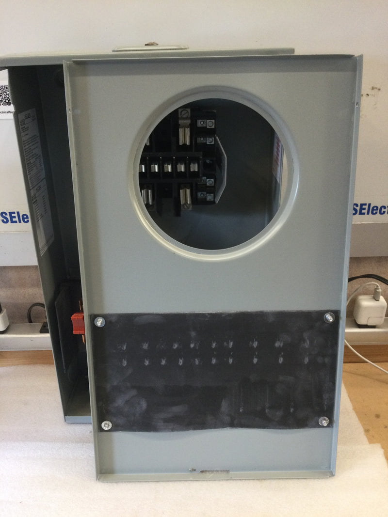 Siemens/Talon 9837-0425 20A Continuous 3 Phase/4 Wire 600VAC Ringless Type Nema3R 13 Jaw Solar Ready Meter Enclosure