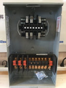 Siemens/Talon 9837-0425 20A Continuous 3 Phase/4 Wire 600VAC Ringless Type Nema3R 13 Jaw Solar Ready Meter Enclosure