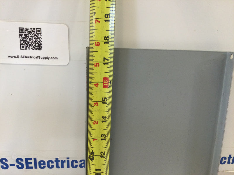 120/240V Meter Socket Cover Only 17 3/4" x 7 1/2"