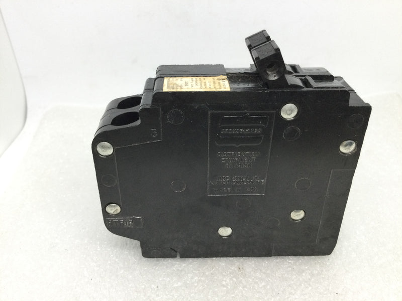 Crouse Hinds/Challenger MH1515 Type MH/MM Single Pole Tandem 15 Amp Deep Plug Circuit Breaker