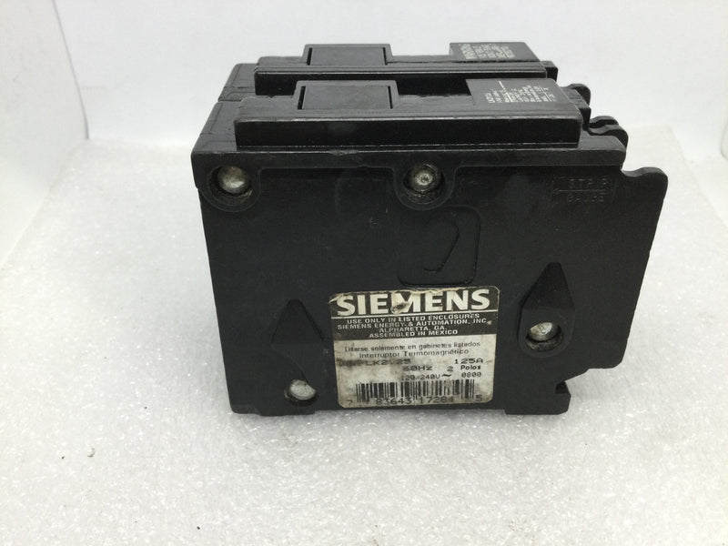Siemens LK2125 Main Lug Kit 125 Amp 120/240V 2Pole