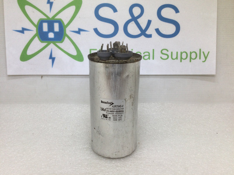 Diversitech 4JR7545-V 7.5/45uF 440V 50/60HZ Capacitor