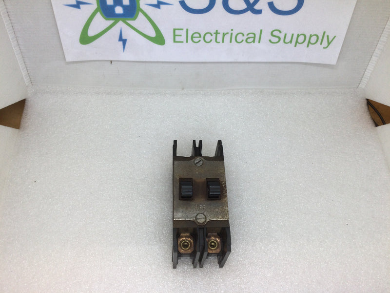 Federal Electric M235 Type M 2 Pole 35A 120V Circuit Breaker 35A/35A Toggle Style ** Rare **