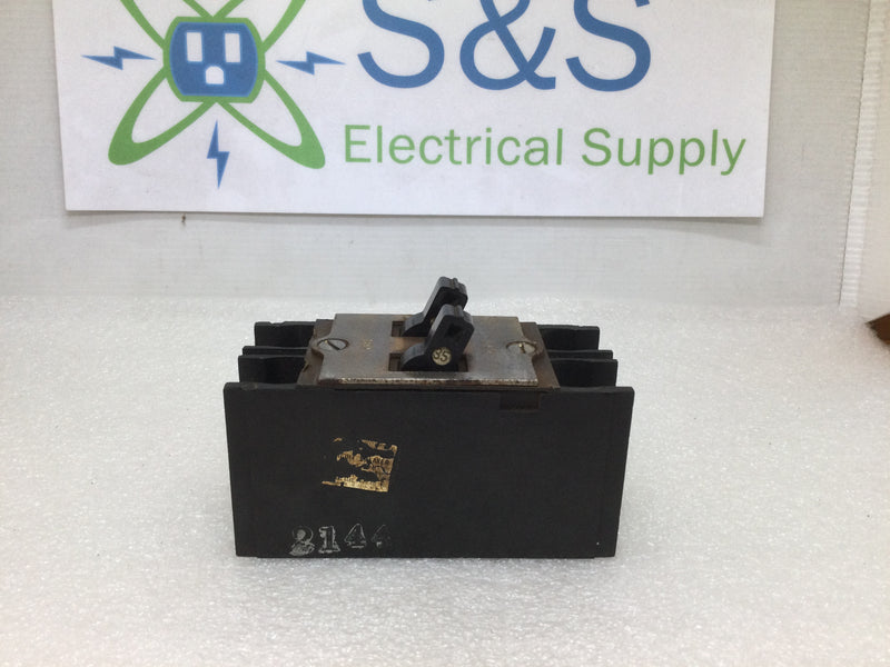 Federal Electric M235 Type M 2 Pole 35A 120V Circuit Breaker 35A/35A Toggle Style ** Rare **