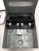 GE General Electric TF30RCP Fusible 30 Amp 120/240V Nema3R A/C Outdoor Disconnect