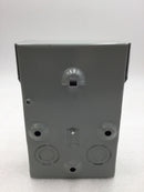 GE General Electric TF30RCP Fusible 30 Amp 120/240V Nema3R A/C Outdoor Disconnect