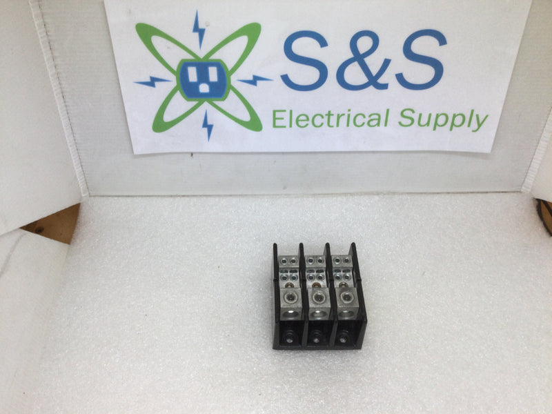 Bussmann Isolated Ground/Neutral Block 3 Port 5 Positions Each AWG 2/0-8 - 4-14 x 4