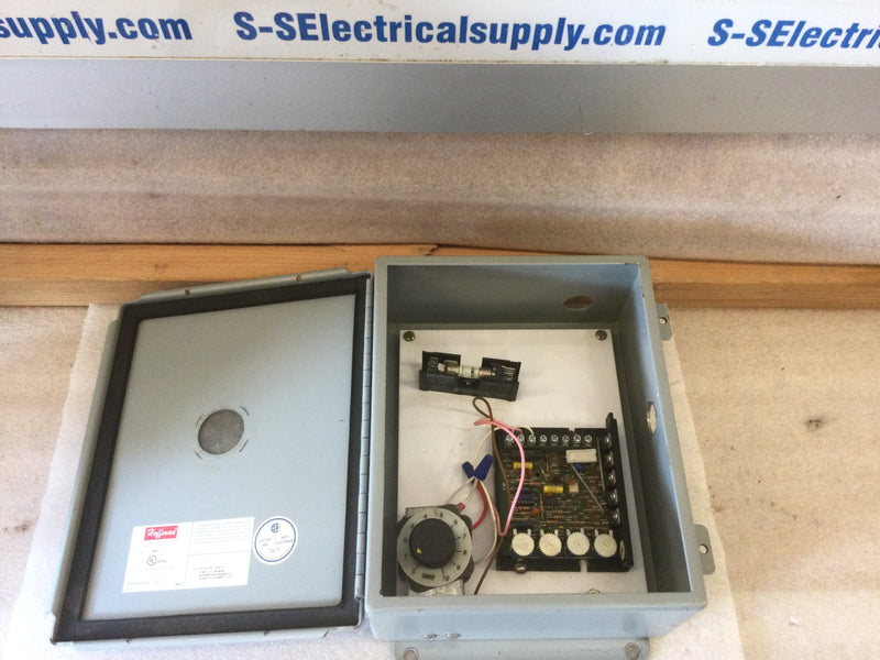 Hoffman A-1008CH 10" x 8" x 4" Type 12 Enclosure With Fused Multi Light Dimmer Switch