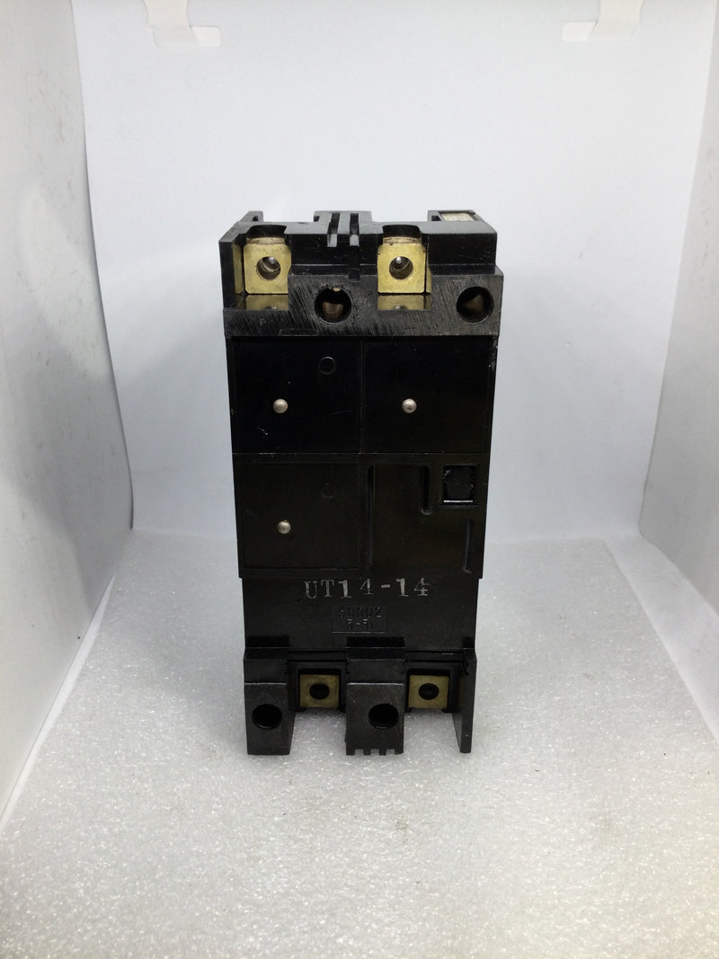 GE General Electric TE22100 2 Pole 100 Amp 240vac 125/250VDC Molded Case E Frame Circuit Breaker
