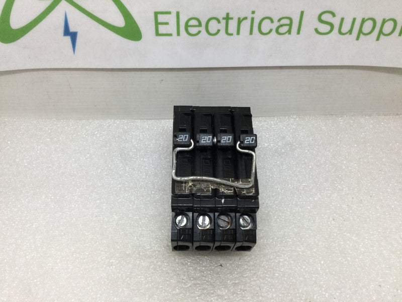 Challenger A22020CT 20 Amp Quad Type Double 2 Pole Circuit Breaker