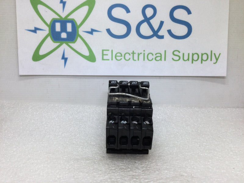 Challenger A22020CT 20 Amp Quad Type Double 2 Pole Circuit Breaker