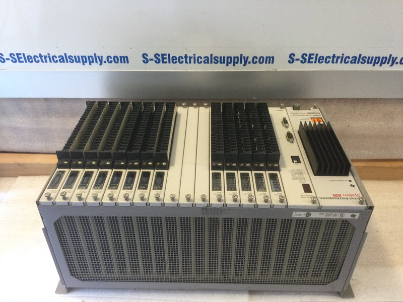 Machine Control Base Texas Instruments 16 Position PLC Machine Control Base Series 505 Netw