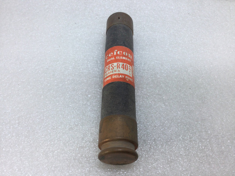 Cefcon CRS-R40 40 Amp 600V Time Delay Dual Element Class K5 Fuse