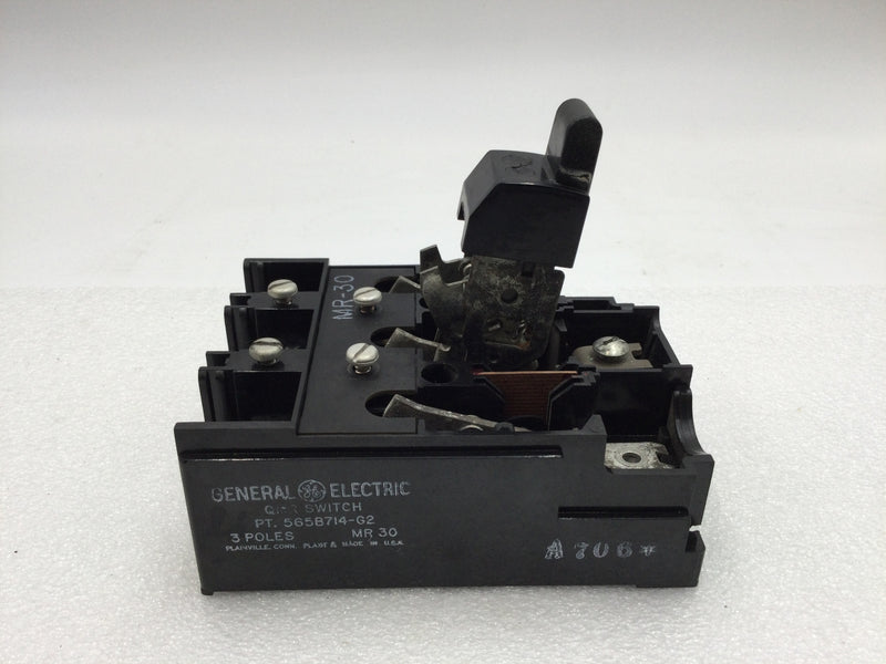 GE General Electric QMR Switch THMS31 Mod 2 3 Pole MR30 Line Side Disconnect Switch