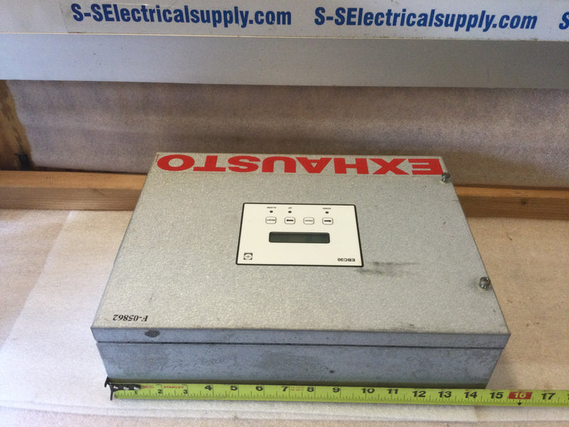Exhausto EBC 30 Modulating Pressure Control 6.3A 1x120VAC 60Hz 0.35kW/0.5Hp Max Motor Load