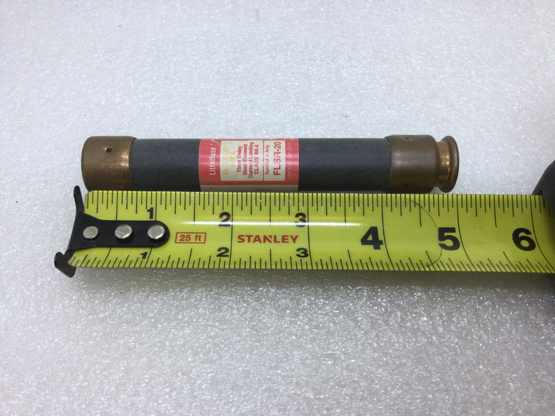 Littelfuse FLSR-20 20 Amp 600V Time Delay Dual Element Class RK5 Fuse